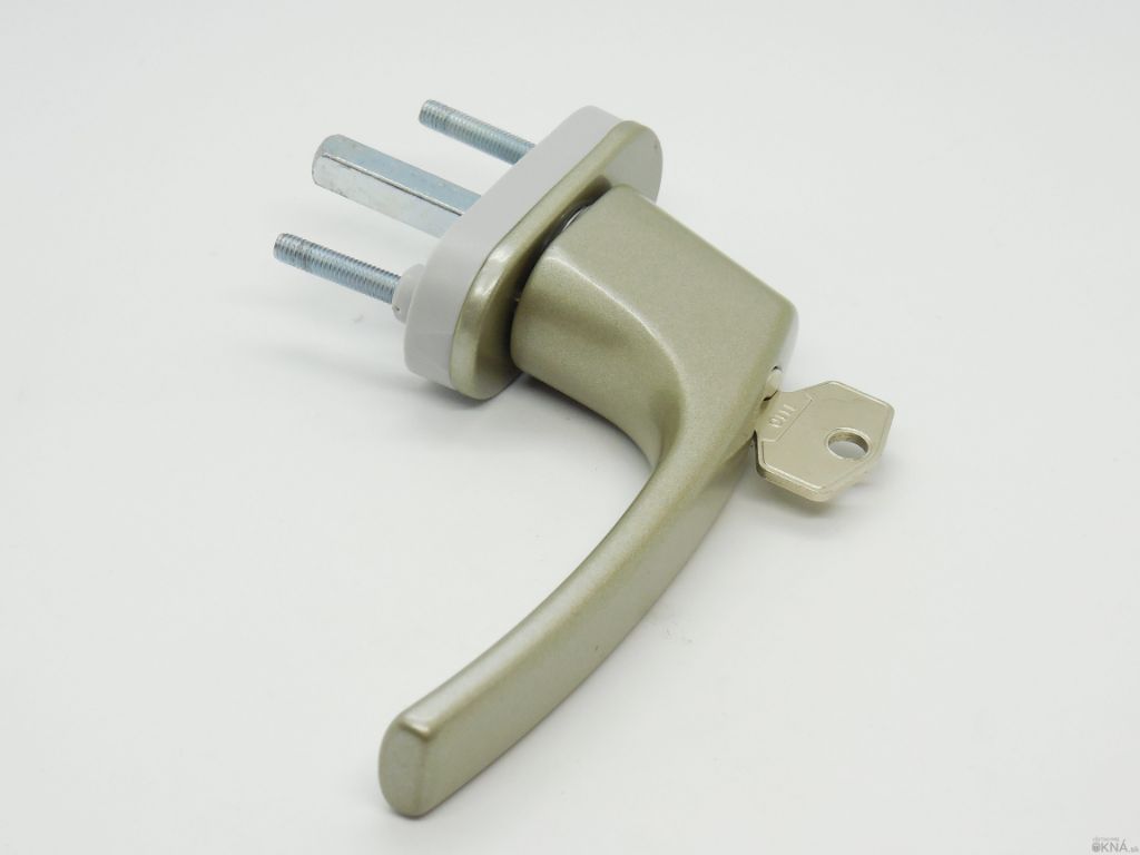 Klika okenná MTA s kľúčikom MATNÝ NIKEL F9