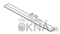 Ramienko vertikálnej žalúzie 89 mm / 1ks www.VsechnoProOkna.cz