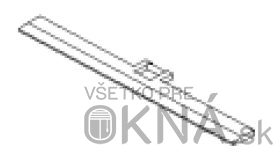 Ramienko vertikálnej žalúzie 89 mm / 1ks www.VsechnoProOkna.cz