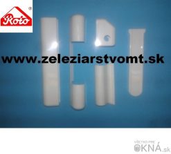 Sada ROTO krytiek na kovanie - BIELE www.VsechnoProOkna.cz