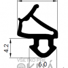 Tesnenie je vyrobené z odolného a trvácneho EPDM materiálu. Jeho tvar umožňuje použitie do profilov plastových oken a dverí <strong>so širšou inštalačnou drážkou</strong> pre těsnění.