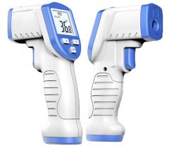 Tento bezkontaktný teplomer je určený na meranie a sledovanie teploty ľudského tela.  TECHNICKÉ PARAMETRE: - Typ: Bezdotykový - Vzdialenosť pri meraní: 2 – 5 cm - Rozsah merania: 32 až 45 °c (89