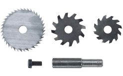 WOLFCRAFT - sada fréz 3263 + 64 + 70 + stopka 8mm