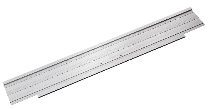 WOLFCRAFT - FKS 145 vodiaca lišta pílové listy s priemerom 130-200 mm a základné dosky o minimálnych a maximálnych rozmeroch uvedených na nákrese. Jednoduchá montáž a presné vedenie pozdĺžnych aj priečnych rezov. Gumová chlopňa znižuje nebezpečenstvo vytržení a zároveň označuje hranu rezu