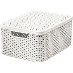 Košík s víkem Curver® STYLE2 LID M