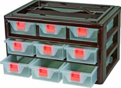 Skrinka ABS plast - 9 zásuviek