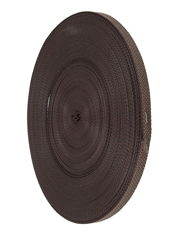 Ovládacia páska okennej rolety š. 14 mm Hnědá / 1m. Šnúrku dodávame VCELKU.