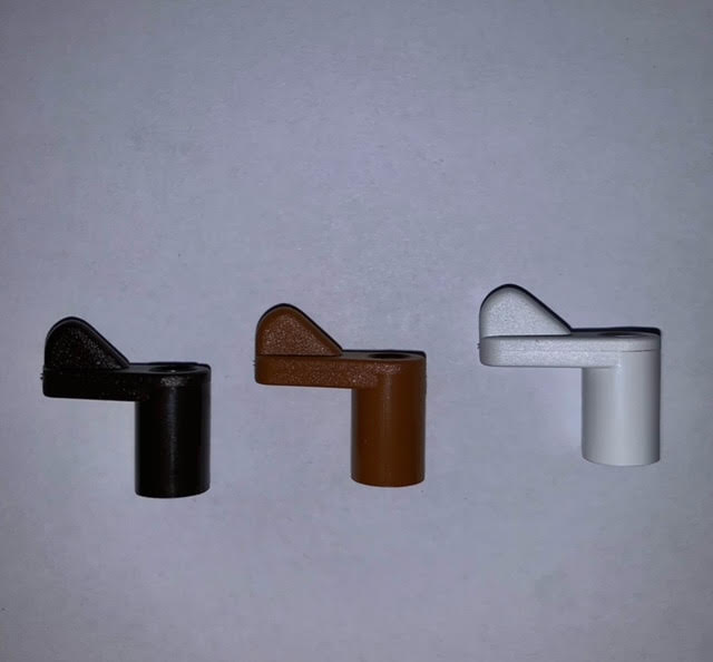 Príchytka (obrtlík) na pevnú sieť bez falcu 10 mm Príchytka (obrtlík) na pevnú sieť bez falcu 10 mm slúži na prichytenie pevnej siete proti hmyzu k rámu okna.