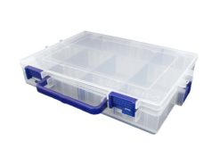 Plastový organizér MAGG veľkosť 285x212x47 mm Možnosť neobmedzeného stohovanie. Súčasťou organizéra: 1x spodný diel