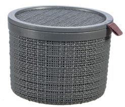 Košík s víkem Curver® JUTE ROUND