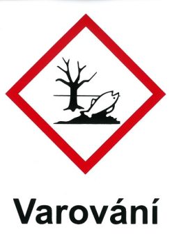 Nebezpečné pre životné prostredie - varovanie 105x148mm - samolepka Samolepiace bezpečnostné tabuľka formátu 105x148 mm