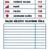 Súkromý pozemok! Vstup zakázaný! 210x297mm - plastová tabuľka Plastová bezpečnostná tabuľka formátu 210x297 mm