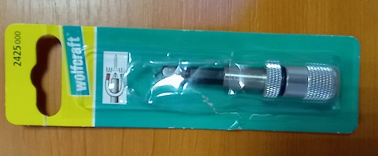 WOLFCRAFT - Držiak skrutkovacích hrotov s nastavením hĺbky skrutkovania 72mm WOLFCRAFT - Držák bitů 72mm magnetický s hloubkovým dorazem - II. jakost