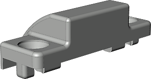 Kování WINKHAUS - prítlak skrytý rámový diel ZV-RT