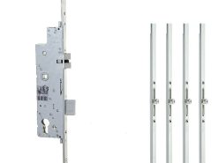 Zámok do plastových dverí viacbodový MACO (valčeky) DS45 1900-2400 mm ovl. kľúčom